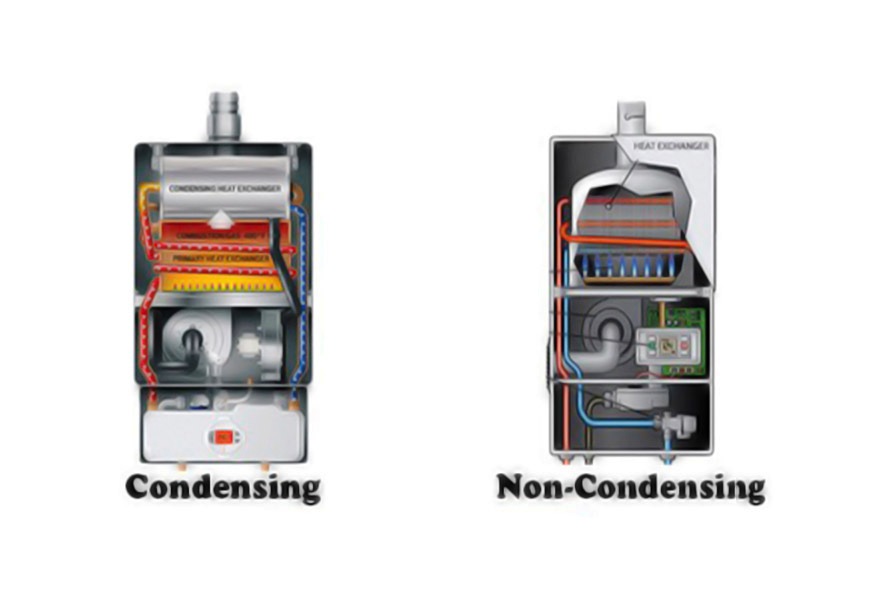 Condensing vs Non Condensing Tankless Water-Heater