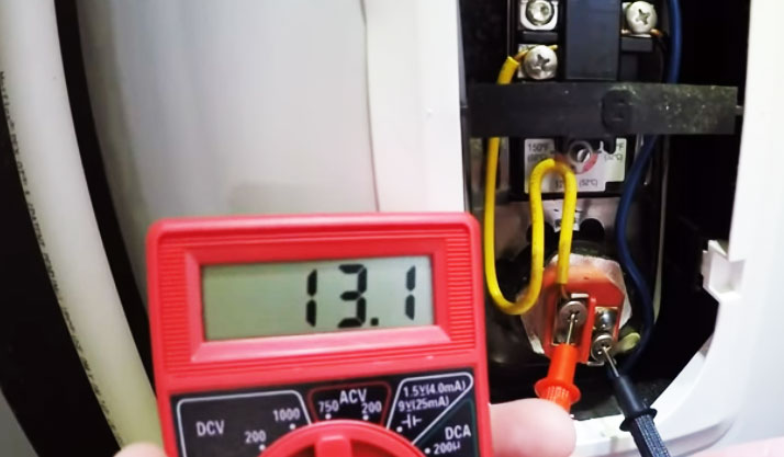 test water heater thermostat