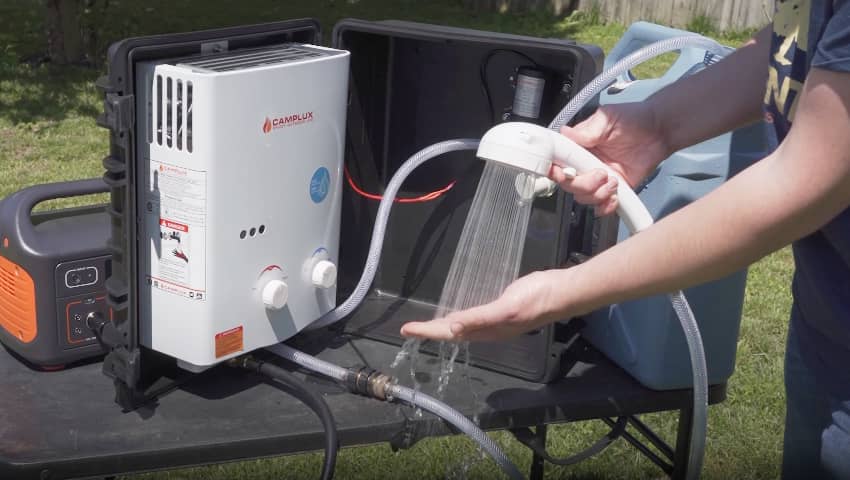 types of rv water heaters