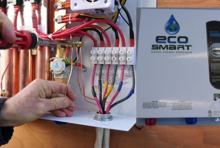 how to wire a hot water heater